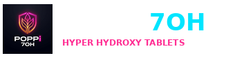 Poppi 7OH Hyper Hydroxy Tablets Logo
