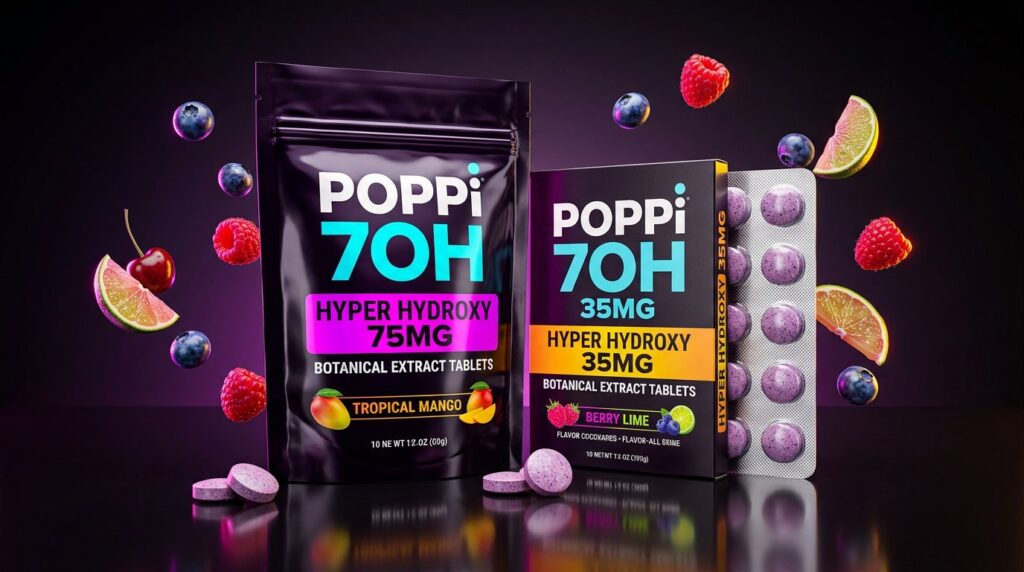 Poppi 7OH — Buy 35mg and 75mg 7-Hydroxymitragynine Tablets Online USA & Canada