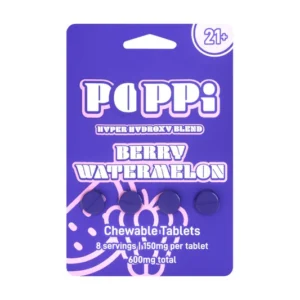 POPPi Hyper Hydroxy Blend 7-OH 35mg Tablets Berry Watermelon