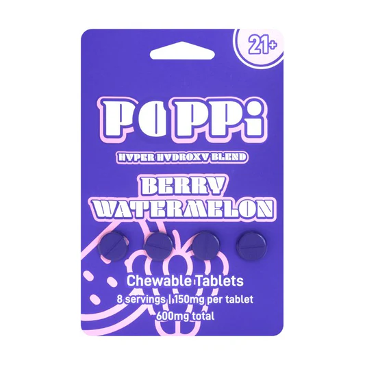 Contact Poppi 7OH — Berry Watermelon 35mg tablets